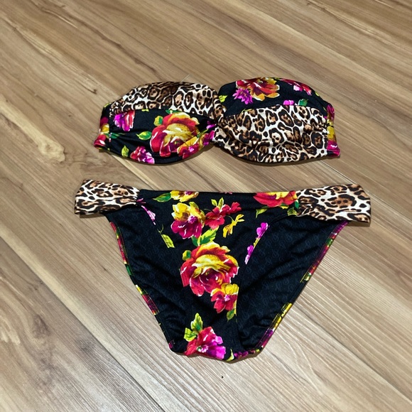 Victoria's Secret Other - Victoria’s Secret Mixed Floral and Animal Print Bikini